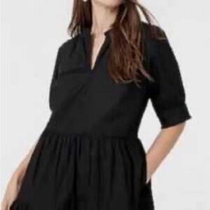 J. Crew Elegant Black Mini Dress